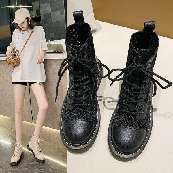dress shoes thick bottom boots sandals female 2021 summer mesh gauze breathable hollow short net x009, Black
dress shoes thick bottom boots sandals female 2021 summer mesh gauze breathable hollow short net x009, Black