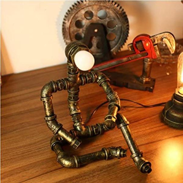 table lamps water pipe desk lamp,vintage style light industrial iron lamp night creative art,beautiful café
table lamps water pipe desk lamp,vintage style light industrial iron lamp night creative art,beautiful café