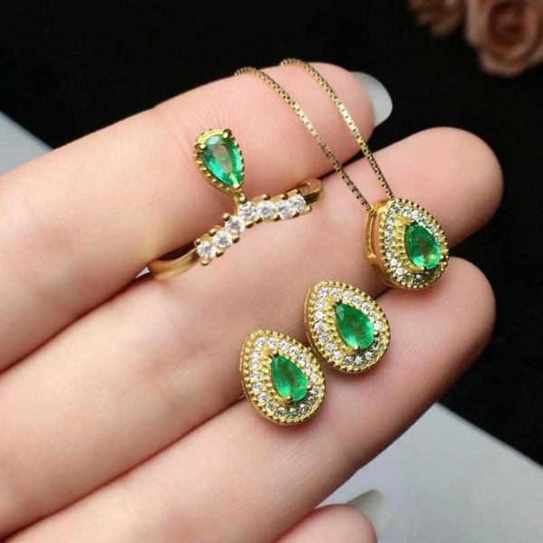 bracelet, earrings & necklace shilovem 925 sterling silver natural emerald rings pendants stud send fine jewelry wedding 3*5 ctz030505agml, Black
bracelet, earrings & necklace shilovem 925 sterling silver natural emerald rings pendants stud send fine jewelry wedding 3*5 ctz030505agml, Black