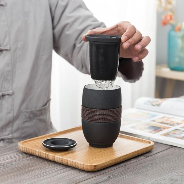 japanese style tea cup separation home office travel portable filter ceramic 285ml mugs
japanese style tea cup separation home office travel portable filter ceramic 285ml mugs