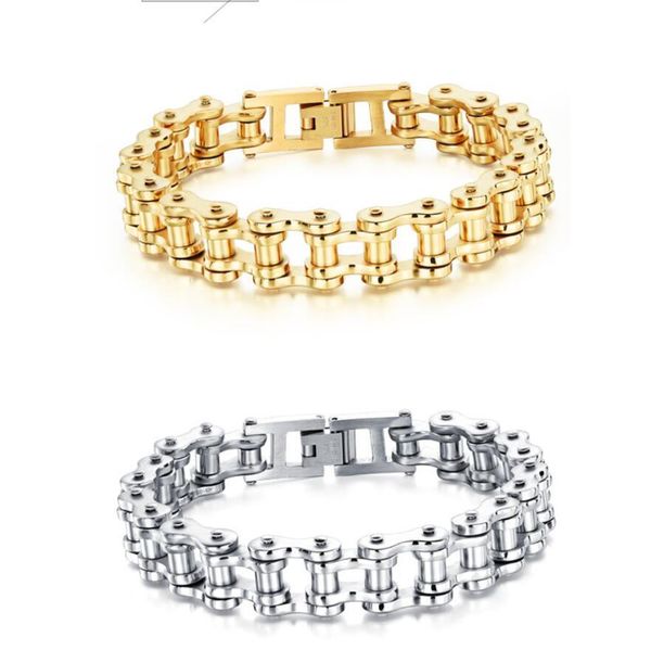 men jewelry motorcycle chain bracelet multicolor punk stainless steel link chain biker bicycle men bracelets bangles jewelry, Black
men jewelry motorcycle chain bracelet multicolor punk stainless steel link chain biker bicycle men bracelets bangles jewelry, Black
