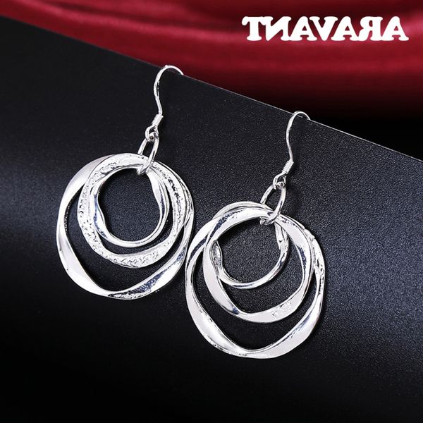 arrival 925 silver jewelry drop earring women vintage three circle earrings, Golden
arrival 925 silver jewelry drop earring women vintage three circle earrings, Golden