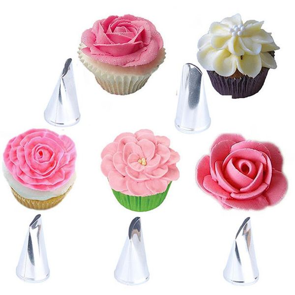 baking & pastry tools rose petal mouth 5 pieces set metal cream tip cake decoration tool icing pipe nozzle
baking & pastry tools rose petal mouth 5 pieces set metal cream tip cake decoration tool icing pipe nozzle