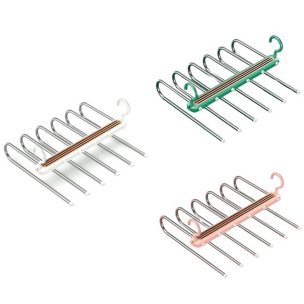 hangers & racks folding trousers rack, multifunctional multi-layer hanger