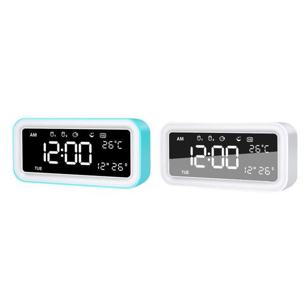 alarm clock led display digital snooze night light date calendar temperature for bedroom home office travel other clocks & accessories
alarm clock led display digital snooze night light date calendar temperature for bedroom home office travel other clocks & accessories