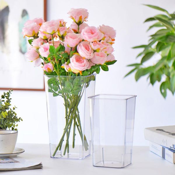 vases multi-color wake flower bucket acrylic shop plastic transparent household fashion livingroom bouquet box
vases multi-color wake flower bucket acrylic shop plastic transparent household fashion livingroom bouquet box