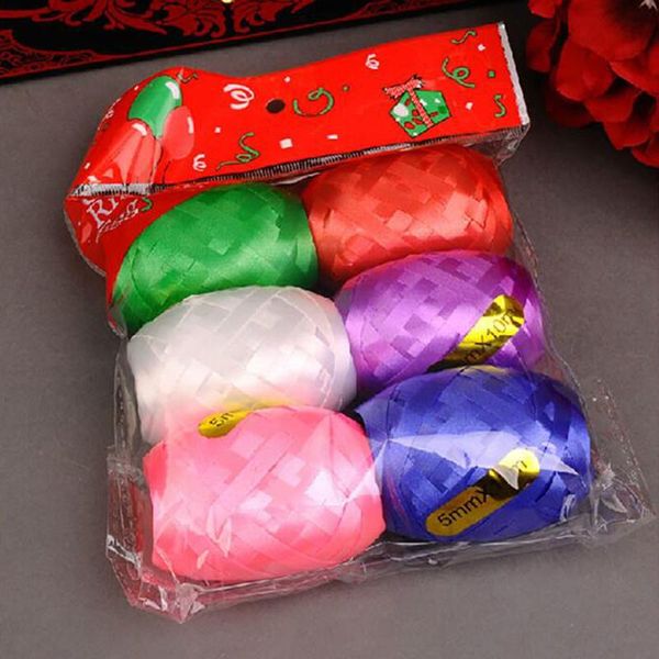 party decoration 1/6pcs 5mm * 10m colorful balloon rope foil ribbon tie wedding packaging
party decoration 1/6pcs 5mm * 10m colorful balloon rope foil ribbon tie wedding packaging
