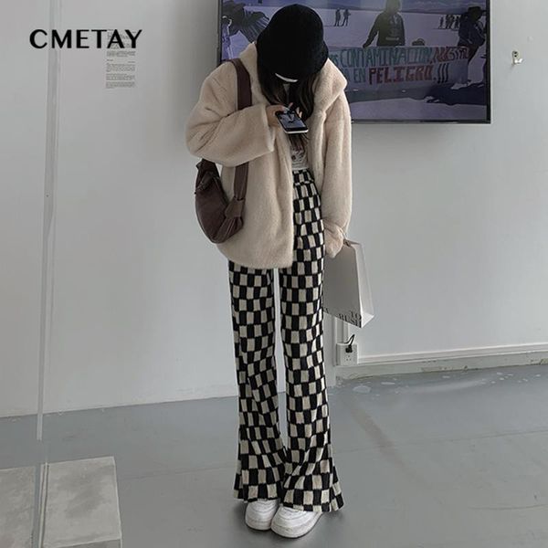 women's pants & capris spring autumn high waist checkerboard plaid casual women 2021 retro design sense micro horn lengthened mopping t, Black;white
women's pants & capris spring autumn high waist checkerboard plaid casual women 2021 retro design sense micro horn lengthened mopping t, Black;white