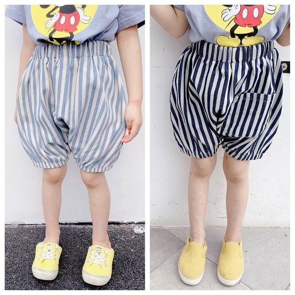 shorts summer 2021 vertical striped, Black