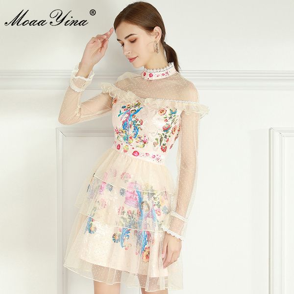 summer runway backless dresses women's ruffle mesh long sleeve polka dot floral print ruffles dress vestidos 210524, Black;gray
summer runway backless dresses women's ruffle mesh long sleeve polka dot floral print ruffles dress vestidos 210524, Black;gray