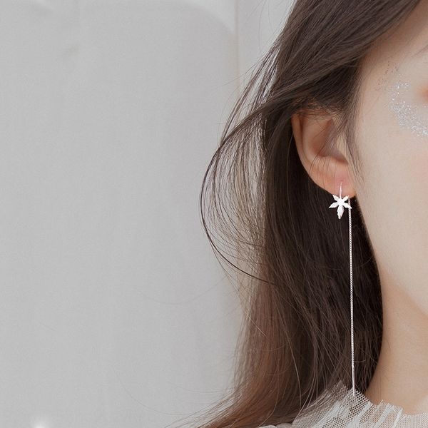 evf 2020 tiktok live 925 pure silver maple line female small fashion stud and earrings earrings, Golden;silver
evf 2020 tiktok live 925 pure silver maple line female small fashion stud and earrings earrings, Golden;silver