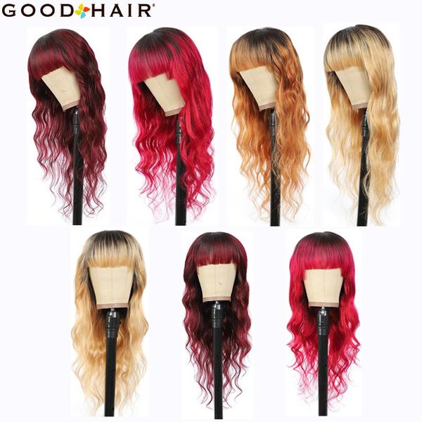 hair bulks colored full machine with bangs body wave long brazilian 100% human for black women good
hair bulks colored full machine with bangs body wave long brazilian 100% human for black women good