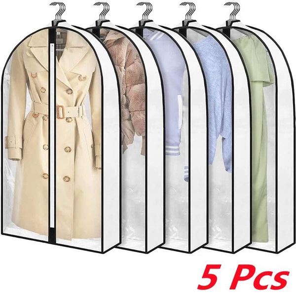storage boxes & bins 5 pcs hanging garment bag for closet large-capacity dust cover lightweight breathable zipper translucent
storage boxes & bins 5 pcs hanging garment bag for closet large-capacity dust cover lightweight breathable zipper translucent