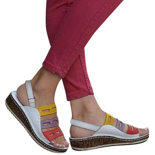 dress shoes women soft breathable sandals platform 2021 fashion summer strap sandal roman wedges casual peep toe flats, Black
dress shoes women soft breathable sandals platform 2021 fashion summer strap sandal roman wedges casual peep toe flats, Black