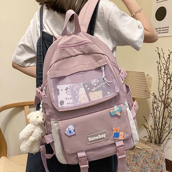 multiple pocket waterproof nylon women backpack large capacity kawaii schoolbag for teenage girls travel bag mochila bookbag
multiple pocket waterproof nylon women backpack large capacity kawaii schoolbag for teenage girls travel bag mochila bookbag
