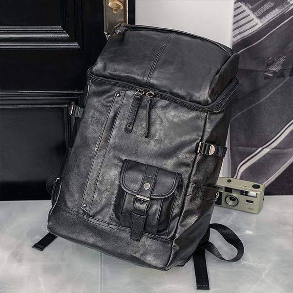 backpack multi pocket men travel lapbag male backpacks waterproof fashion leather mens school book back pack
backpack multi pocket men travel lapbag male backpacks waterproof fashion leather mens school book back pack