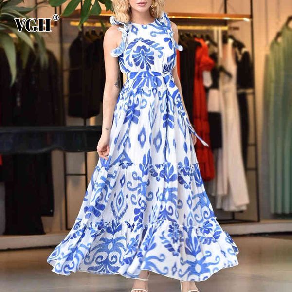 vgh print patchwork ruffle dress for women o neck sleeveless high waist hit color maxi dresses female fashion new clothes autumn 210421, Black;gray
vgh print patchwork ruffle dress for women o neck sleeveless high waist hit color maxi dresses female fashion new clothes autumn 210421, Black;gray
