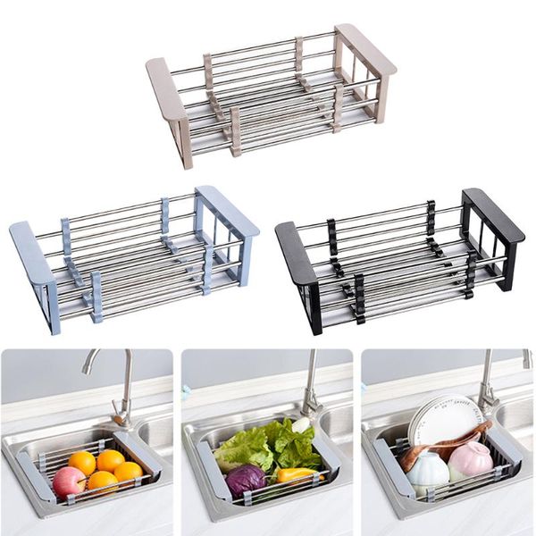 kitchen storage & organization stainless steel sink strainer retractable drain vegetable fruit drainer basket rack tool filter shelf
kitchen storage & organization stainless steel sink strainer retractable drain vegetable fruit drainer basket rack tool filter shelf