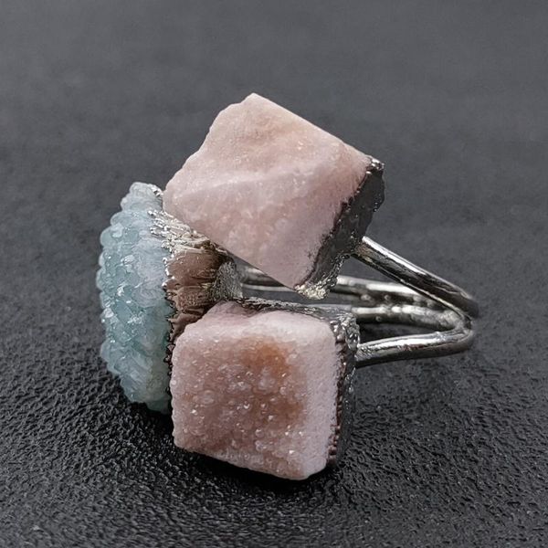 wedding rings flower cluster crystal quartz irregular rock mineral stone finger bands natural female, Slivery;golden
wedding rings flower cluster crystal quartz irregular rock mineral stone finger bands natural female, Slivery;golden