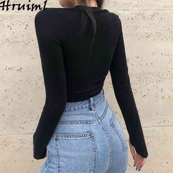 tshirts woman black fashion night club casual skinny hollow pleated drawstring short long-sleeved t-shirt 210513, White
tshirts woman black fashion night club casual skinny hollow pleated drawstring short long-sleeved t-shirt 210513, White