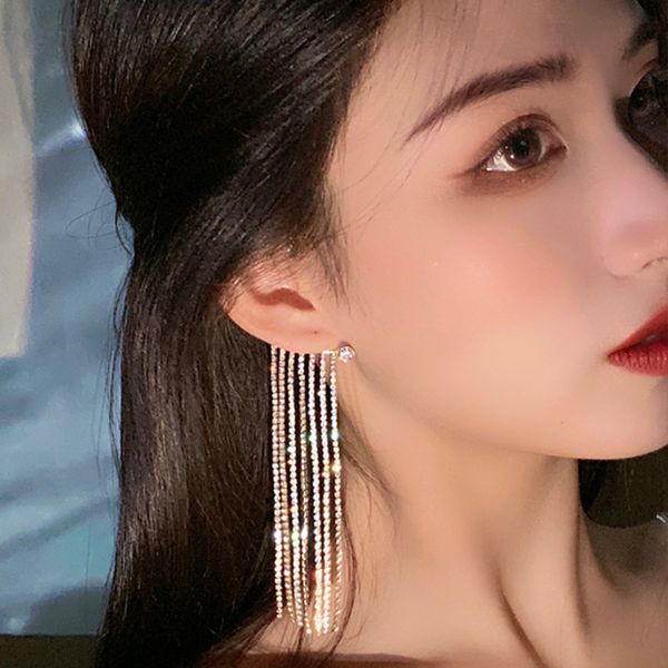 zdmxjl luxury shining c-shape zircon inlaid rhinestone long tassels ear cuff ring for lady no piercing bone clip jewelry, Golden
zdmxjl luxury shining c-shape zircon inlaid rhinestone long tassels ear cuff ring for lady no piercing bone clip jewelry, Golden