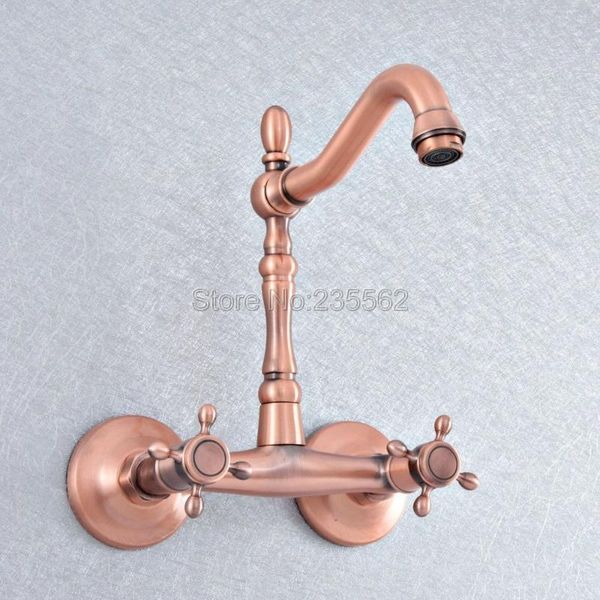 antique red copper brass wall mounted bathroom kitchen sink faucet swivel spout mixer tap dual cross handles lsf866 faucets
antique red copper brass wall mounted bathroom kitchen sink faucet swivel spout mixer tap dual cross handles lsf866 faucets