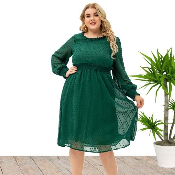 plus size dresses 3xl 4xl 5xl o neck green dress autumn women clothing long sleeve chiffon casual work wear big robe vestido, Black
plus size dresses 3xl 4xl 5xl o neck green dress autumn women clothing long sleeve chiffon casual work wear big robe vestido, Black