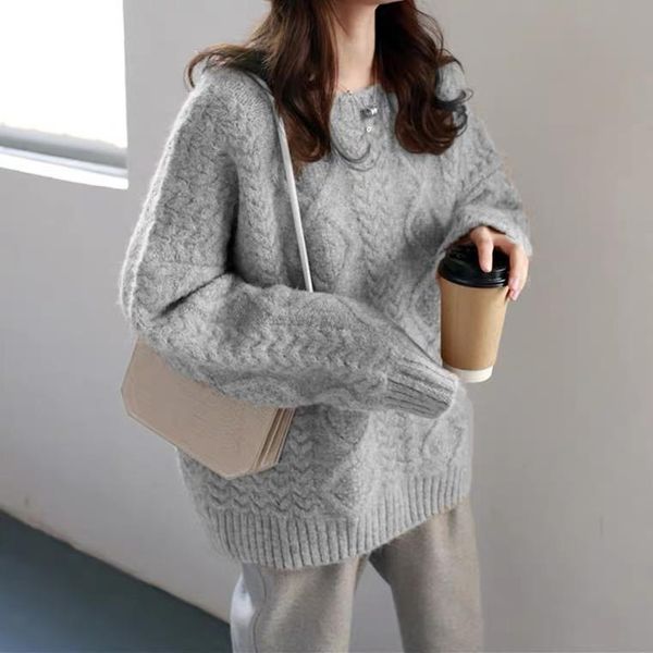 women's sweaters lamtrip geometric diamond pattern twist o-neck pullover sweater, White;black
women's sweaters lamtrip geometric diamond pattern twist o-neck pullover sweater, White;black