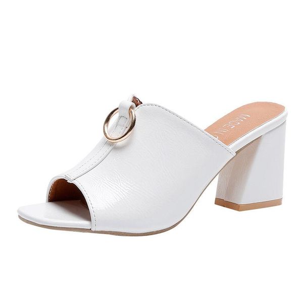 sandals fashion mid-heeled summer ladies high heels fashionable all-match open-toed women, Black
sandals fashion mid-heeled summer ladies high heels fashionable all-match open-toed women, Black