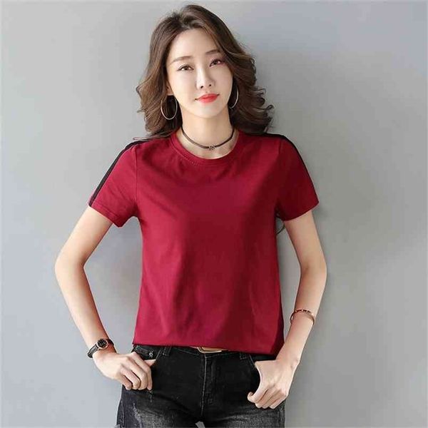 wwenn summer women and tshirt tees feminine womens clothing cotton shirt o-neck ladies slim plus size 4xl gray green 210507, White
wwenn summer women and tshirt tees feminine womens clothing cotton shirt o-neck ladies slim plus size 4xl gray green 210507, White