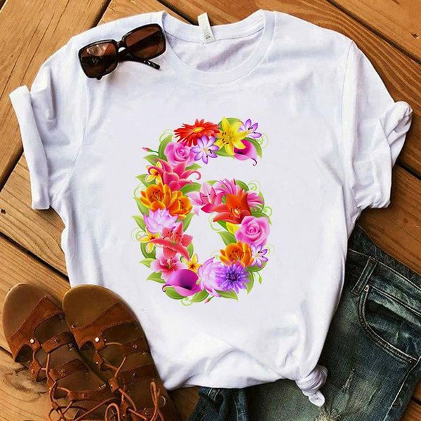 women's t-shirt fashion printed women girl flower digital printing graphic tee tshirts cute lady clothes t shirt, White
women's t-shirt fashion printed women girl flower digital printing graphic tee tshirts cute lady clothes t shirt, White