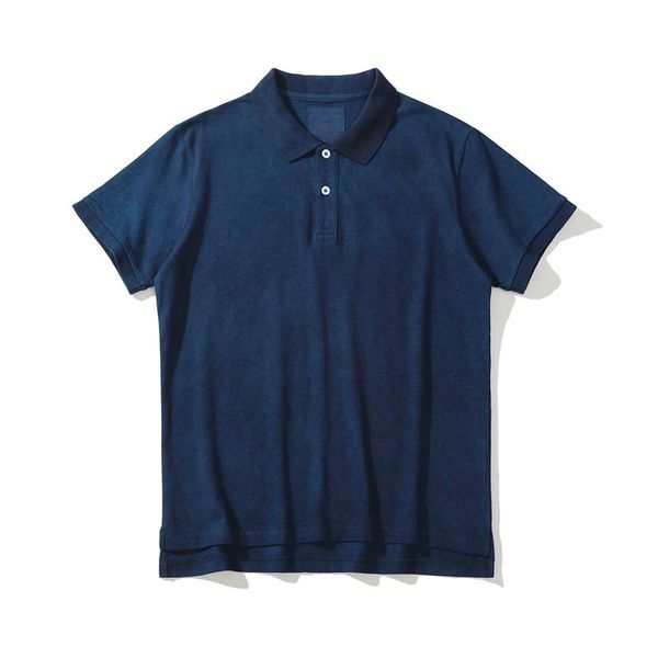 men's polos 2021 summer indigo shirt cotton comfortable breathable solid color tee male short sleeve casual, White;black
men's polos 2021 summer indigo shirt cotton comfortable breathable solid color tee male short sleeve casual, White;black