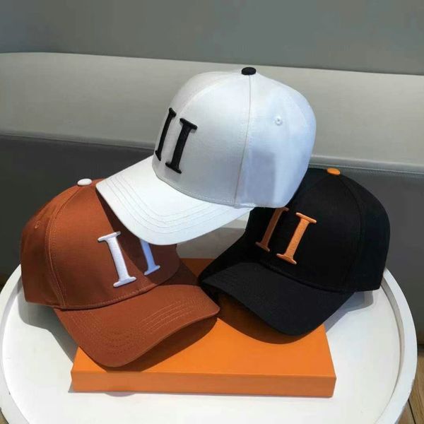 

Fashion Print Hat Brim Hats Street BallS Cap for Man Woman Adjustable Letter Design 3 Color Optional Top Quality, C3
