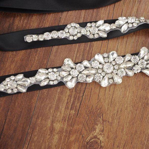 wedding sashes s392 rhinestone silver dress belt diamond belts for women transparent evening dresses accessories sash, White
wedding sashes s392 rhinestone silver dress belt diamond belts for women transparent evening dresses accessories sash, White