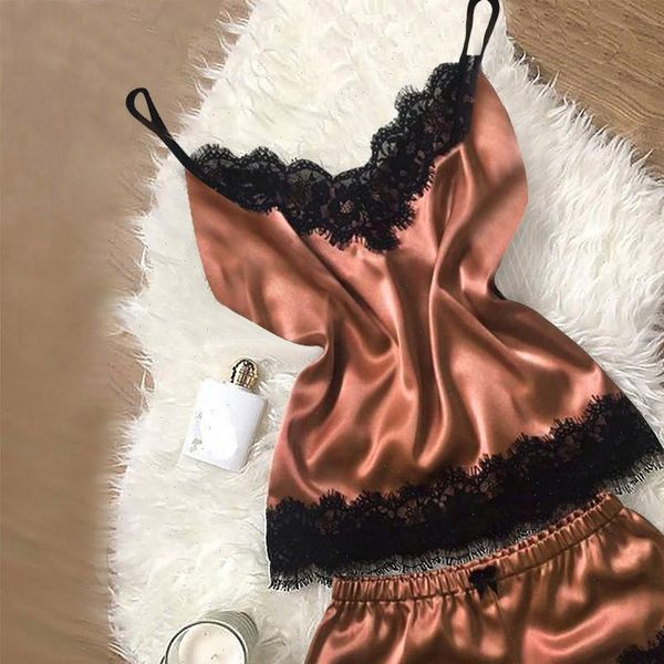 lace satin pajamas womens sleepwears set lingerie temptation babydoll underwear shorts pijama mujer, Black;red
lace satin pajamas womens sleepwears set lingerie temptation babydoll underwear shorts pijama mujer, Black;red