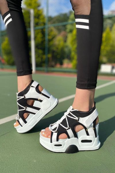 sandals female nifty wedges, Black 
sandals female nifty wedges, Black