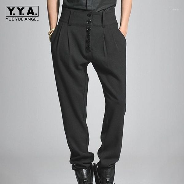 spring black mens high waist buttons boot cut long pants street casual loose fit harem plus size male trousers men's
spring black mens high waist buttons boot cut long pants street casual loose fit harem plus size male trousers men's