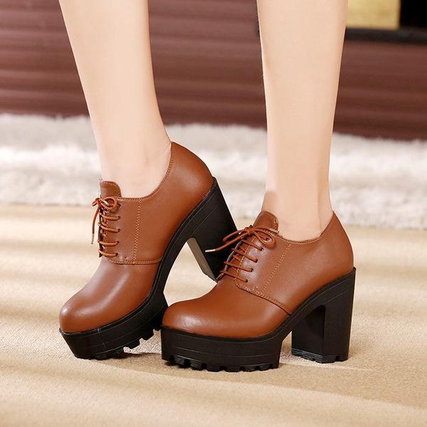 dress shoes women's high-heeled thick with waterproof platform deep mouth round high heels women, Black
dress shoes women's high-heeled thick with waterproof platform deep mouth round high heels women, Black