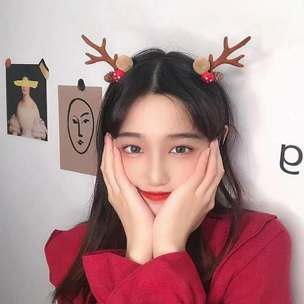 year's christmas antler headband hair pile lovely net red carson woman accessories, Slivery;white
year's christmas antler headband hair pile lovely net red carson woman accessories, Slivery;white