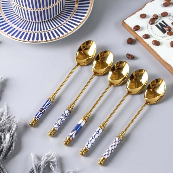 spoons 1pc exquisite stainless steel tableware ice cream european dinnerware teaspoon dessert spoon fruit fork stirring
spoons 1pc exquisite stainless steel tableware ice cream european dinnerware teaspoon dessert spoon fruit fork stirring