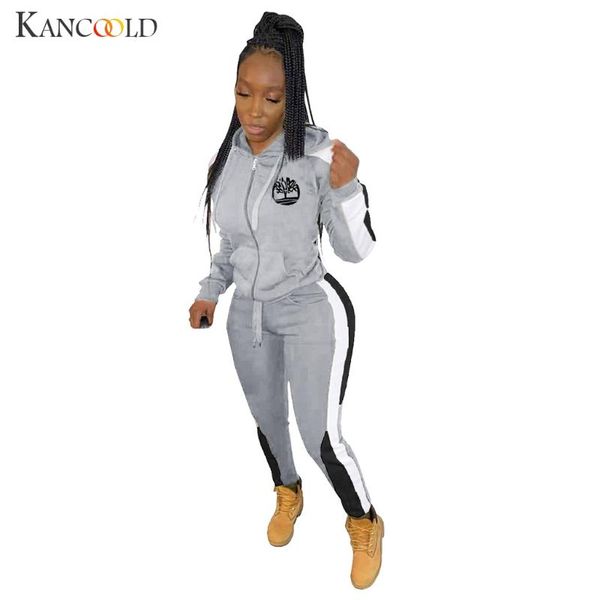 two piece dress kancoold fashion womens patchwork long sleeve stitching casual hooded coats and pants zipper set two-piece suit, White
two piece dress kancoold fashion womens patchwork long sleeve stitching casual hooded coats and pants zipper set two-piece suit, White