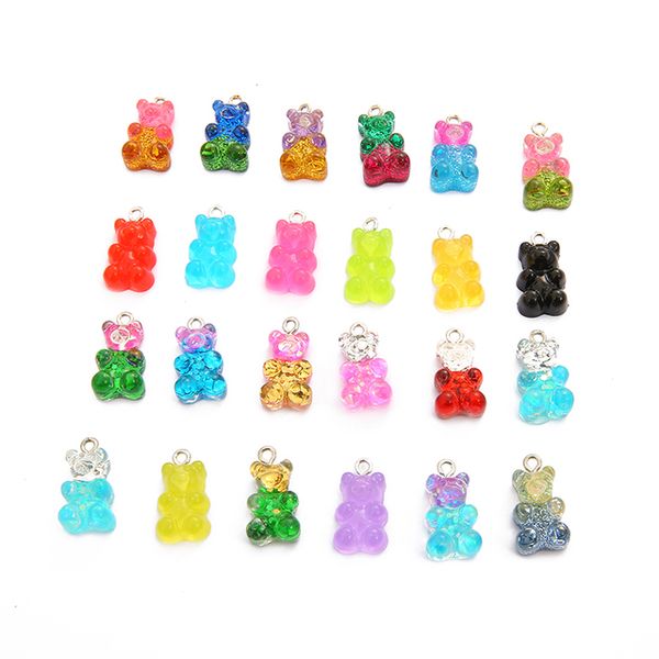 Making Jewelry Components 8-10Pcs/lot Mix Colors Cute Resin Bear DIY Patch Findings Gummy Earrings Keychain Necklace Pendant Jewelry Fin..., Blue;slivery
Making Jewelry Components 8-10Pcs/lot Mix Colors Cute Resin Bear DIY Patch Findings Gummy Earrings Keychain Necklace Pendant Jewelry Fin..., Blue;slivery