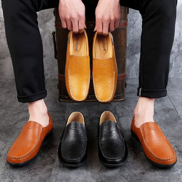 new mens loafers men casual leather shoes soft leather dress shoes formal elegant classic business shoes for men, Black
new mens loafers men casual leather shoes soft leather dress shoes formal elegant classic business shoes for men, Black