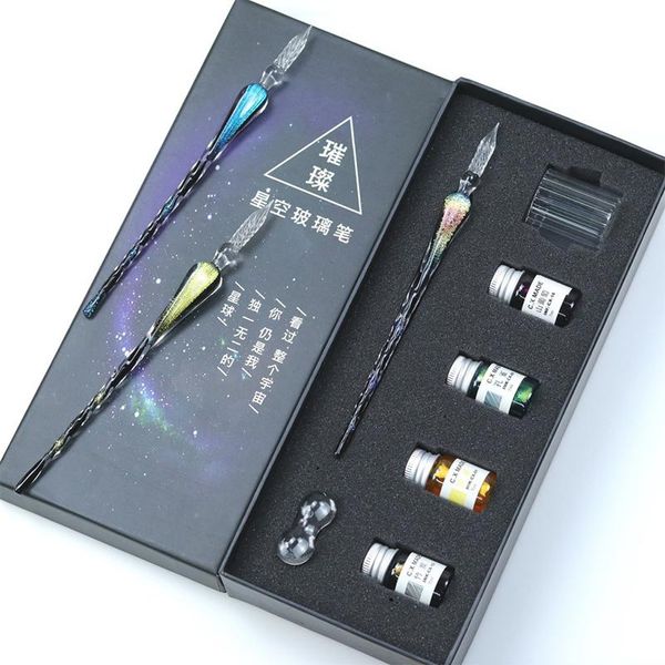 fountain pens star glass pen dipped in gift box students use golden pastel ink creative
fountain pens star glass pen dipped in gift box students use golden pastel ink creative