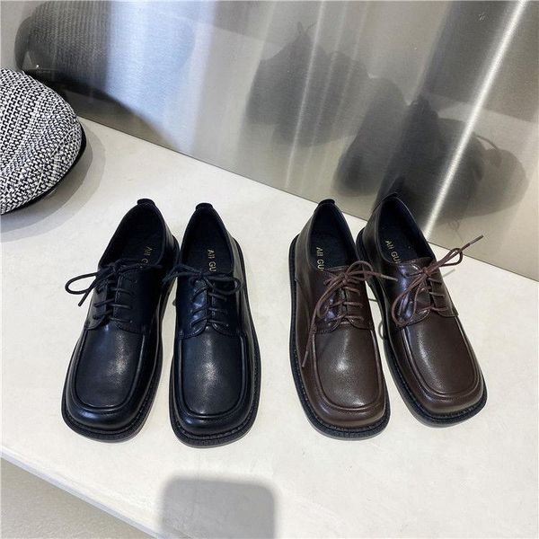 dress shoes lace-up loafers 2021 british style women for, Black
dress shoes lace-up loafers 2021 british style women for, Black