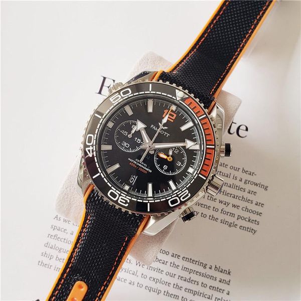 wristwatches men automatic self wind mechanical stainless steel sapphire crystal canvas orange red rubber strap ceramic bezel luxury watch, Slivery;brown
wristwatches men automatic self wind mechanical stainless steel sapphire crystal canvas orange red rubber strap ceramic bezel luxury watch, Slivery;brown