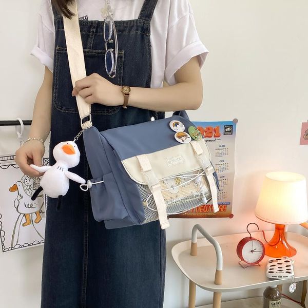 shoulder bags 2021 nylon waterproof large capacity single bag fashionable girl inclined schoolbag bump color travel
shoulder bags 2021 nylon waterproof large capacity single bag fashionable girl inclined schoolbag bump color travel