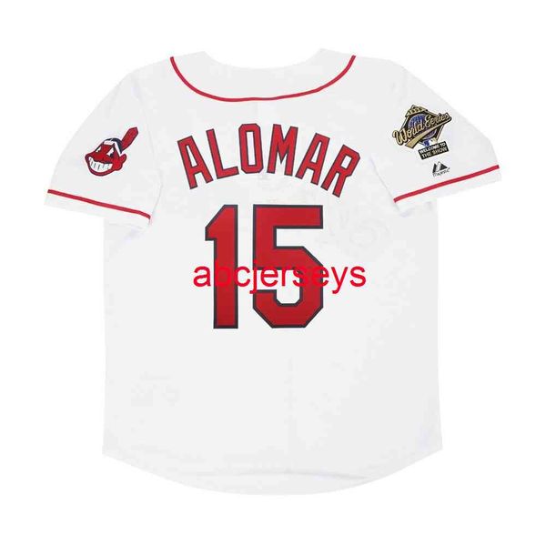 stitched custom sandy alomar 1995 home white world series jersey add name number baseball jersey xs-6xl, Black
stitched custom sandy alomar 1995 home white world series jersey add name number baseball jersey xs-6xl, Black