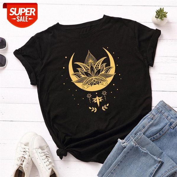 spot european and american women's loose round neck short-sleeved cotton t-shirt women creative star lotus flower #iy64, White
spot european and american women's loose round neck short-sleeved cotton t-shirt women creative star lotus flower #iy64, White
