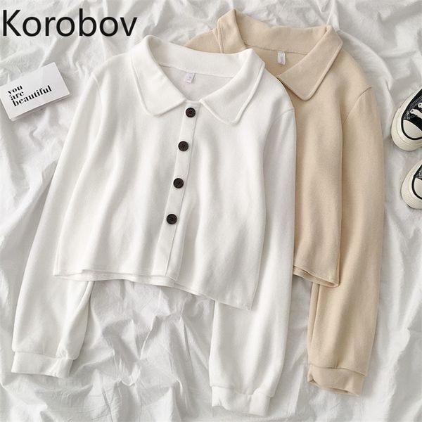 korobov preppy style fashion women casual hoodies korean turn-down collar long sleeve zip-up vintage button sweatshirts 210430, Black
korobov preppy style fashion women casual hoodies korean turn-down collar long sleeve zip-up vintage button sweatshirts 210430, Black